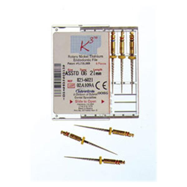 Kerr Dental 825-6251 SybronEndo K3 Rotary Files 21mm #25 Taper 0.06 6/Pk Kerr Dental 825-6251 SybronEndo K3 Rotary Files 21mm #25 Taper 0.06 6/Pk